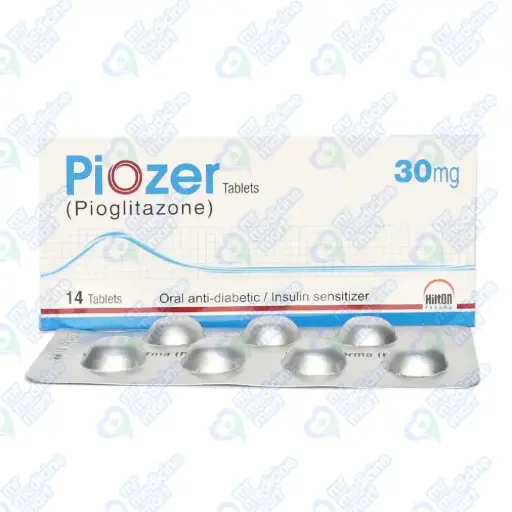Piozer 30mg Tablet 7 'S