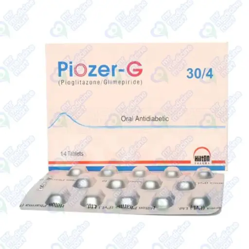 Piozer-G 30mg+4mg Tablet 10 'S