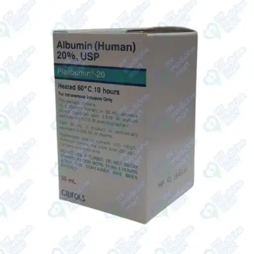 Plasbumin-20 Albumin 20% 50ml  (Net)
