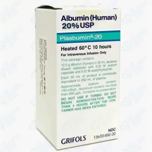 Plasbumin-20 Human Albumin 20% 100ml 