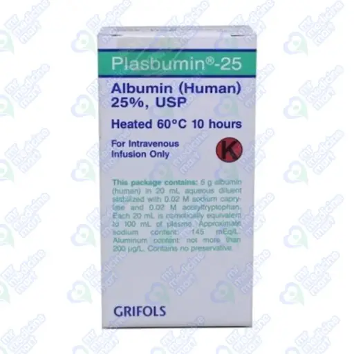 Plasbumin-25 Human Albumin 25% 100ml