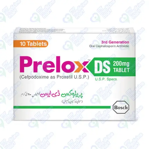 Prelox DS 200mg Tablet 10 'S