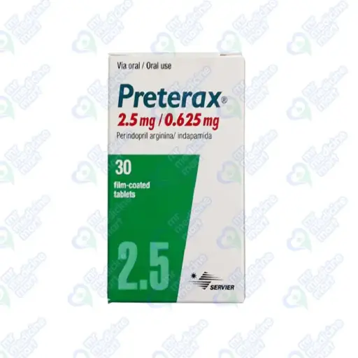Preterax 2.5mg/0.625mg Tablet 10 'S