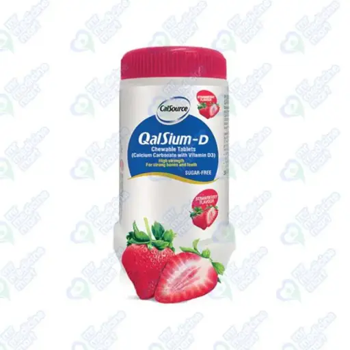 Qalsium D Strawberry Tablet 40 'S