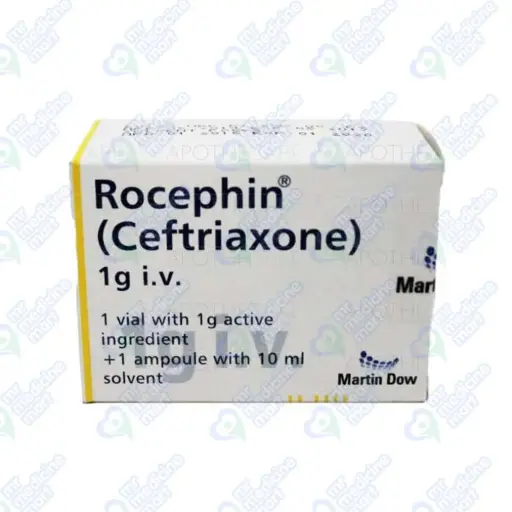 Rocephin IV 1gm Injection 1 vial
