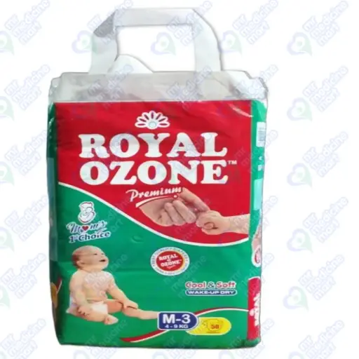 Royal Ozone 3 Medium Diaper 50's