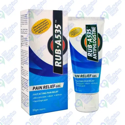 Rub Pain Relief Gel 50gm A535