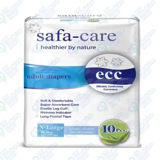 Safa-Care Adult Extra Large Diaper 10 'S