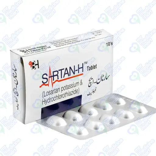Sartan H 50mg+12.5mg Tablet 10 'S