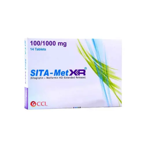Sita Met XR 100/1000mg Tablet 7 'S