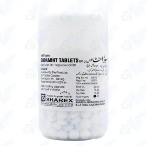 Sodamint (White) Tablets B.P