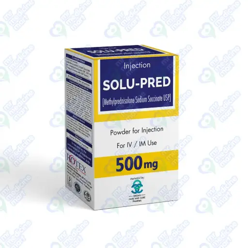 Solu Pred Injection 500mg 1's