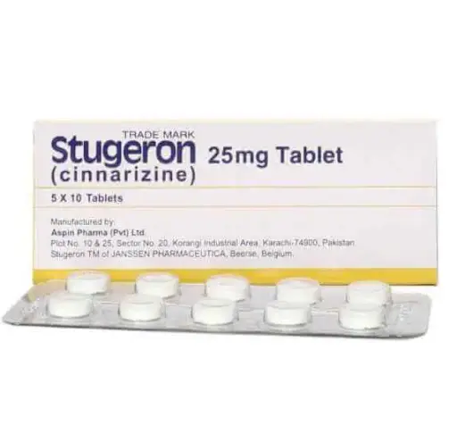 Stugeron 25mg Tablet 50 'S