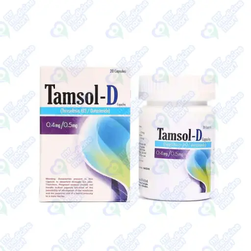 Tamsol D Caps 0.4mg/0.5mg Bottle