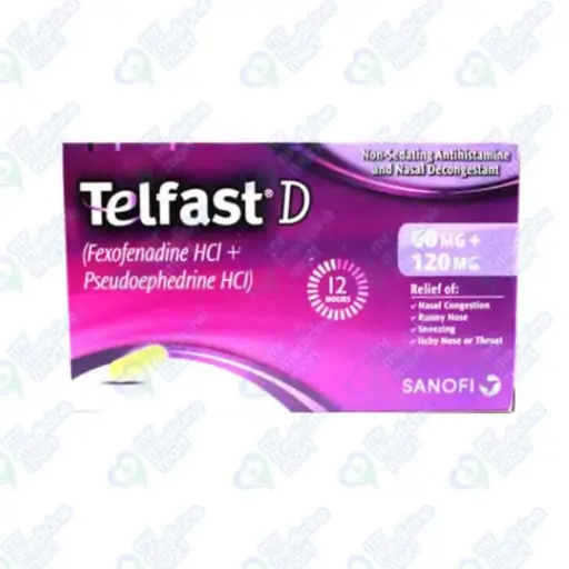 Telfast D 60mg/120mg Tablet