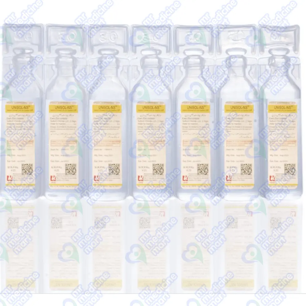UNISOL-Normal Saline 20 ml. | Mr Medicine Mart
