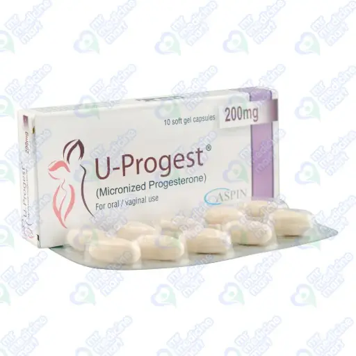 U Progest Softgel Caps 200mg
