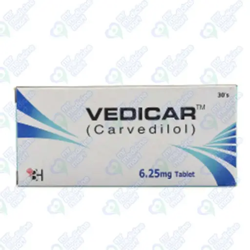 Vedicar 6.25mg Tablet 10 'S