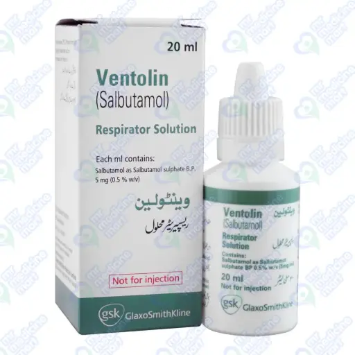 Ventolin Respirator 5mcg Liquid 20 ml