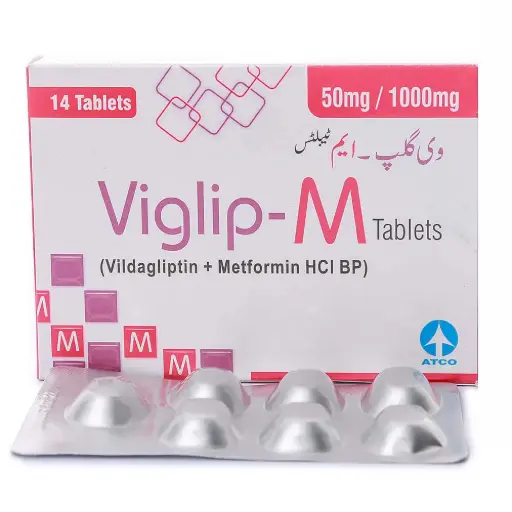 Viglip-M 50mg+1000mg Tablet