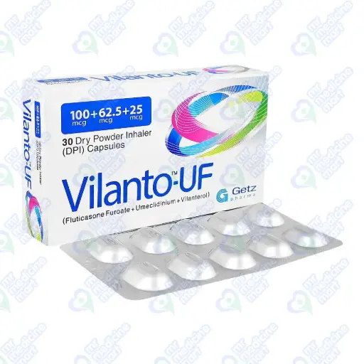 Vilanto UF Tablet 100mcg/62.5mcg/25mcg