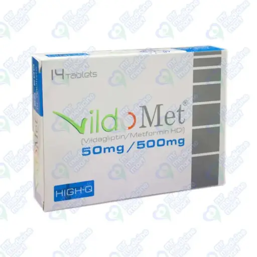 VildoMet 50mg+500mg Tablet 7 'S