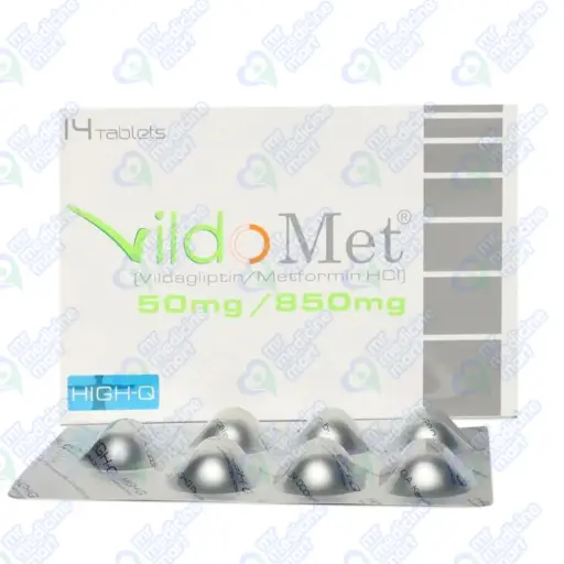 VildoMet 50mg+850mg Tablet