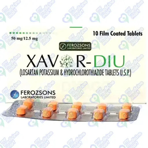 Xavor-Diu Tablet 50mg/12.5mg