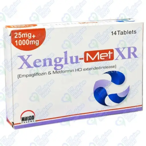 Xenglu Met XR 25mg+1000mg Tablet 7 'S