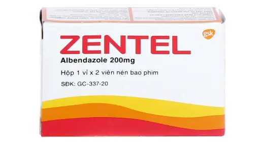 Zentel 200mg Tablet 2'S
