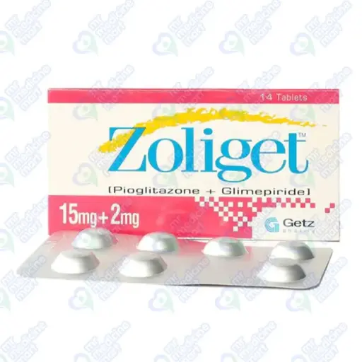 Zoliget 15mg/2mg Tablet