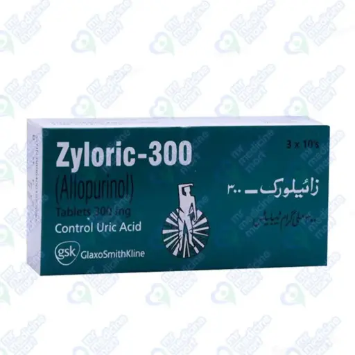 Zyloric 300mg Tablet 10's (Net)