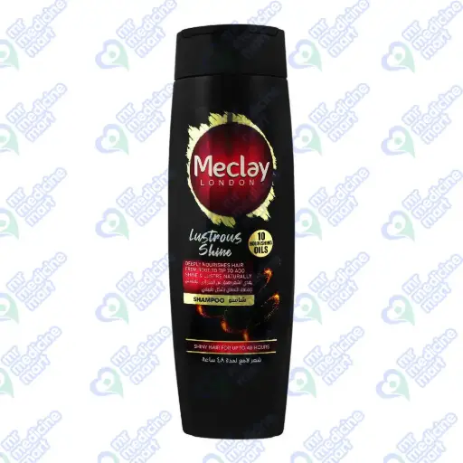 Meclay Lustrous (Black) 185ml Shampoo