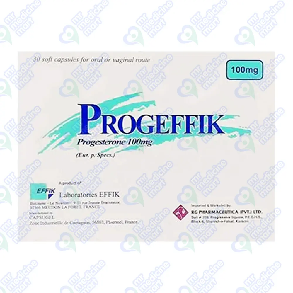 Progeffik 100mg Softgel Capsules | Mr Medicine Mart
