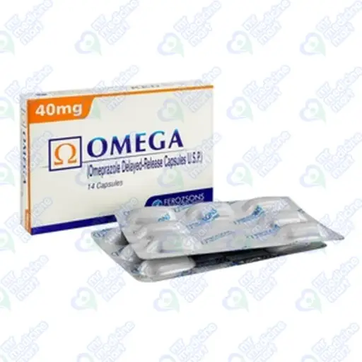Omega 40mg Capsules 14's