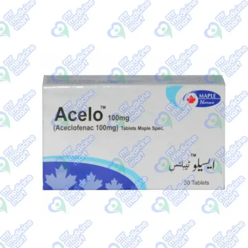Acelo 100mg Tablets 30's (Dis Continued)