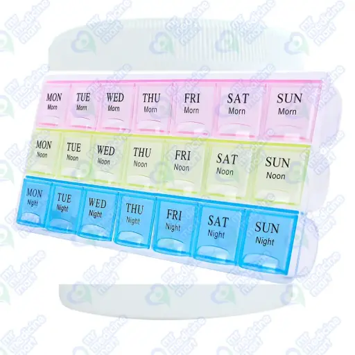 Weekly Pill Planner Box 21 Days