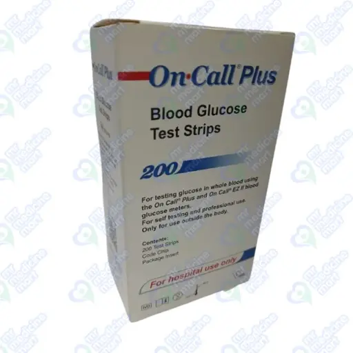 On Call Blood Glucose Test Strip 200