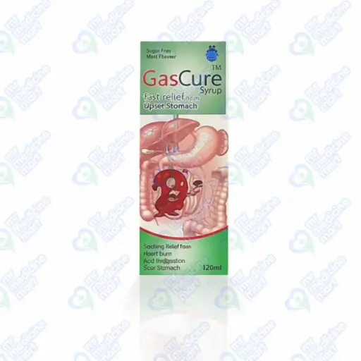 Gascure Suger Free Syrup 120Ml