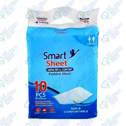 Smart Padded Sheet 10's 60X90 cm