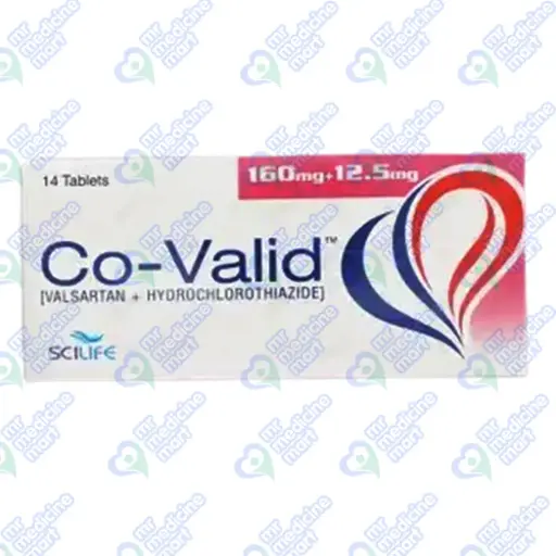 Co Valid 160/12.5mg Tablets 14's