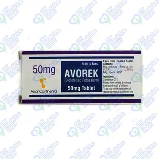 Avorek 50mg Tablet 20's