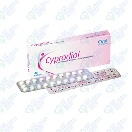Cyprodiol 2mg/35Mcg Tablet 21's