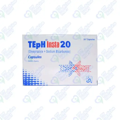 TEpH Insta 20mg Capsules 14's