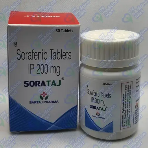 Sorataj (Sorafenib) 200mg 30's Tablet