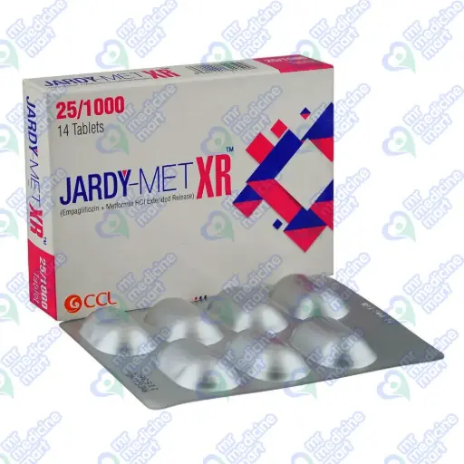 Jardy Met XR 25/1000mg Tablet 14'S