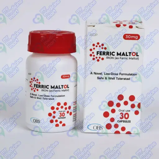 Ferric Maltol 30mg Capsule 30's