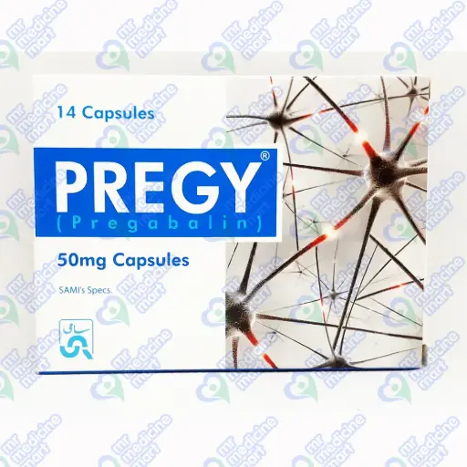 Pregy 50mg Capsule 14's