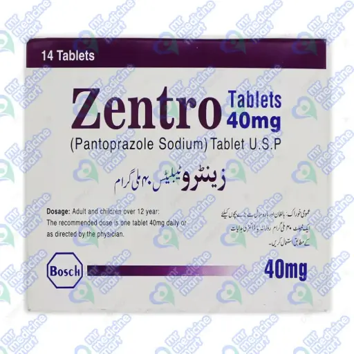 Zentro 40mg Tablet 14's 