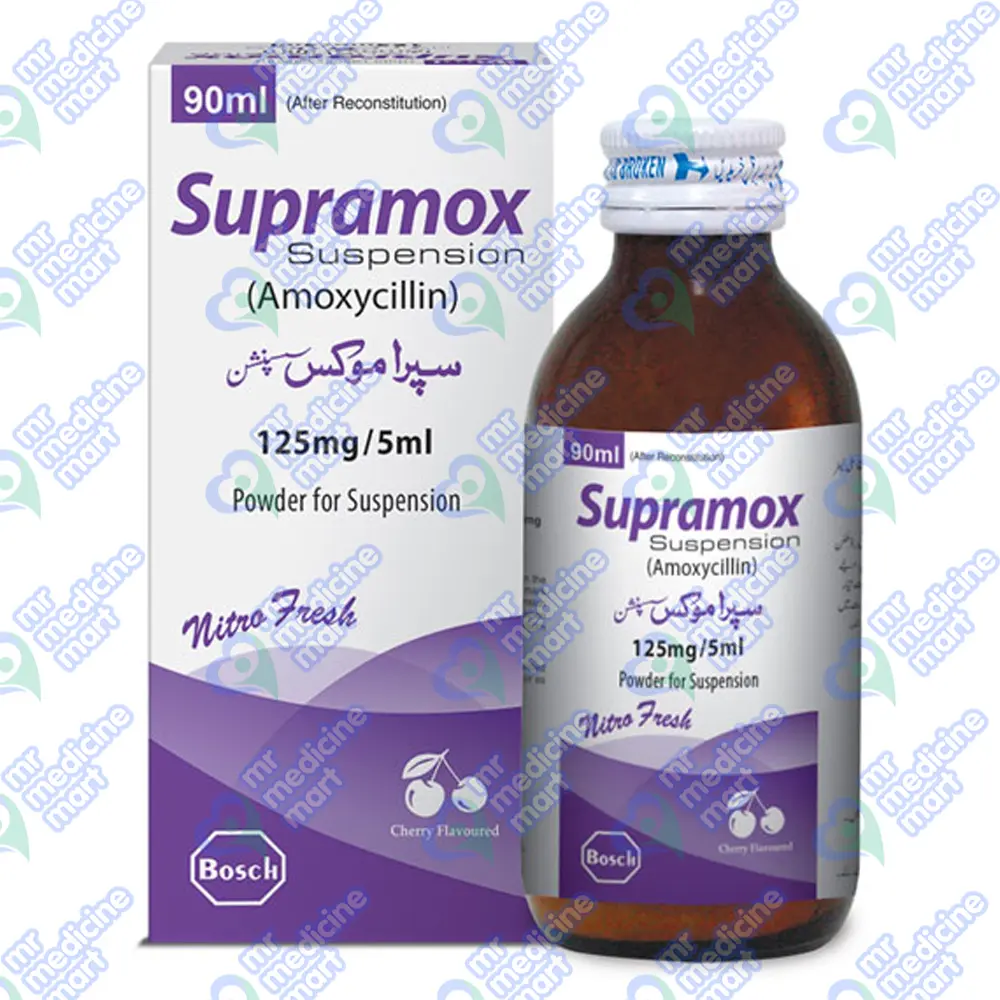 Supramox 125mg/5ml Syrup 90ml | Mr Medicine Mart